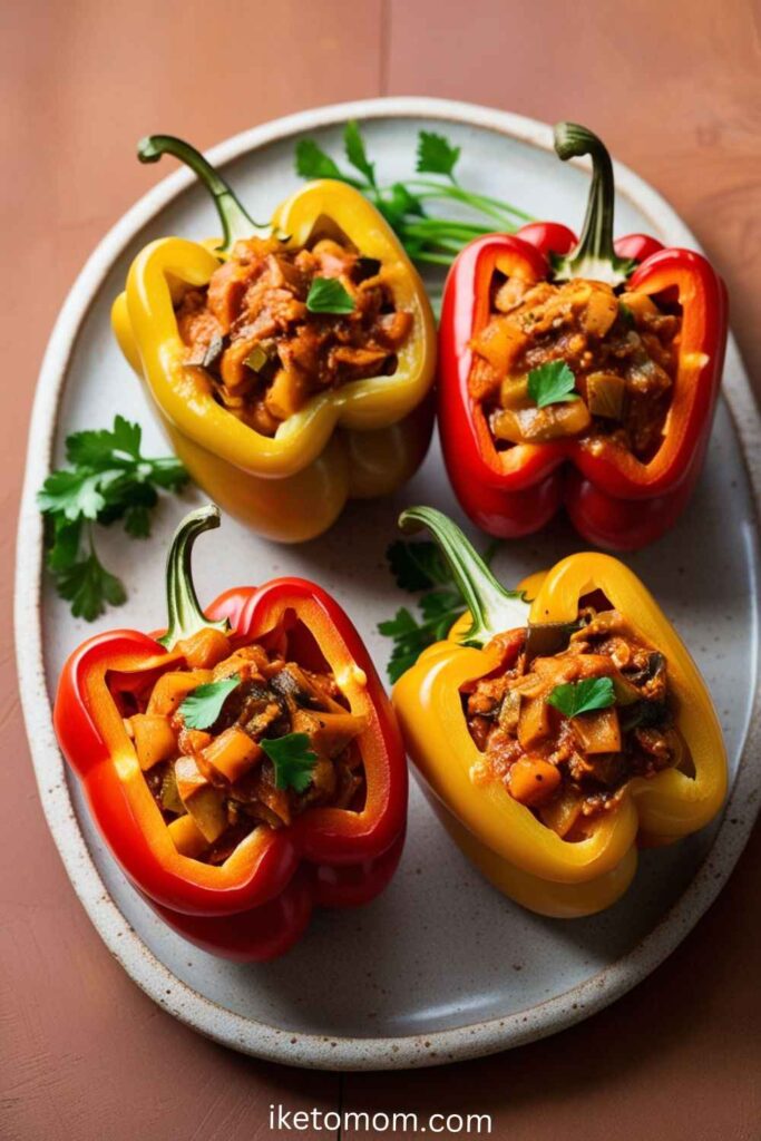 Krto-Stuffed Bell Peppers