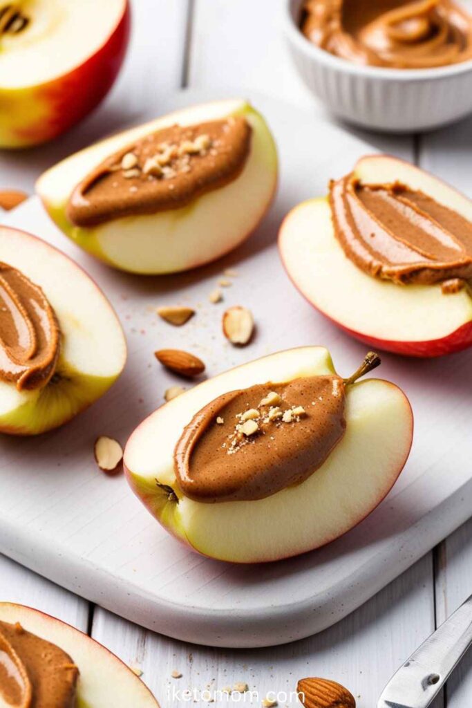 Nut Butter on Apple Slices