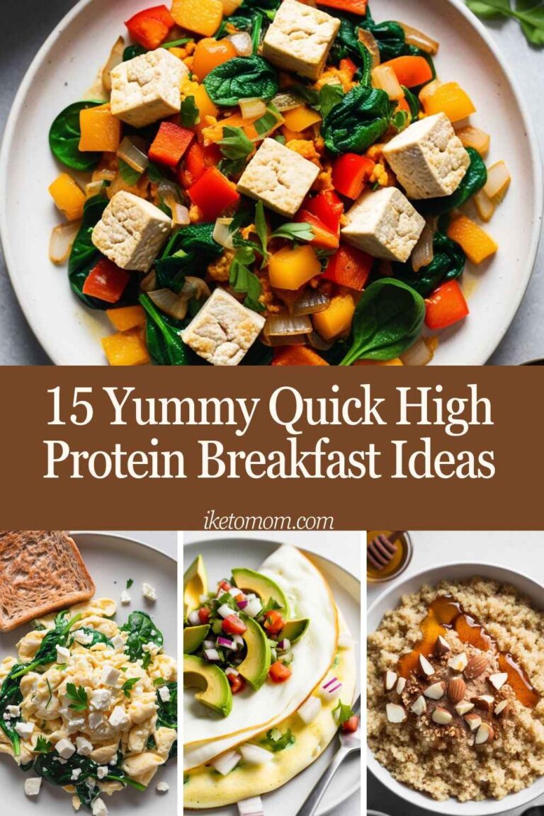 15 Yummy Quick High Protein Breakfast Ideas - i Keto Mom [Best and Easy ...