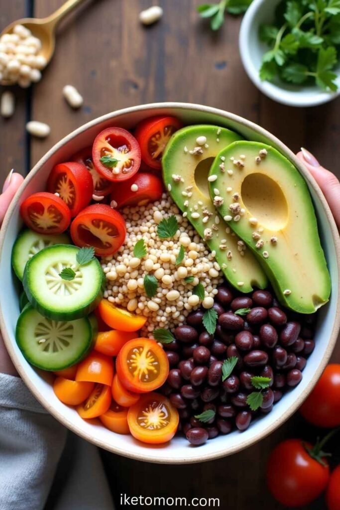 Quinoa and Black Bean Buddha Bowl