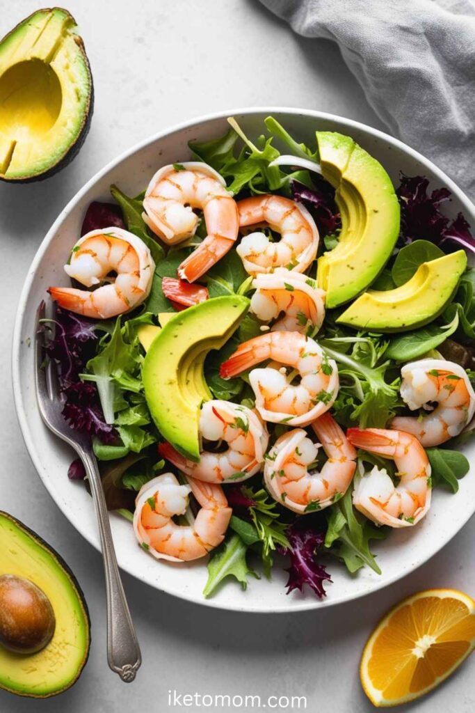 Healthy Meals for Dinner Ideas Shrimp and Avocado Salad