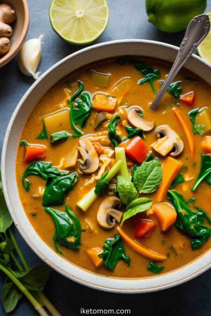 Thai Coconut Curry Soup