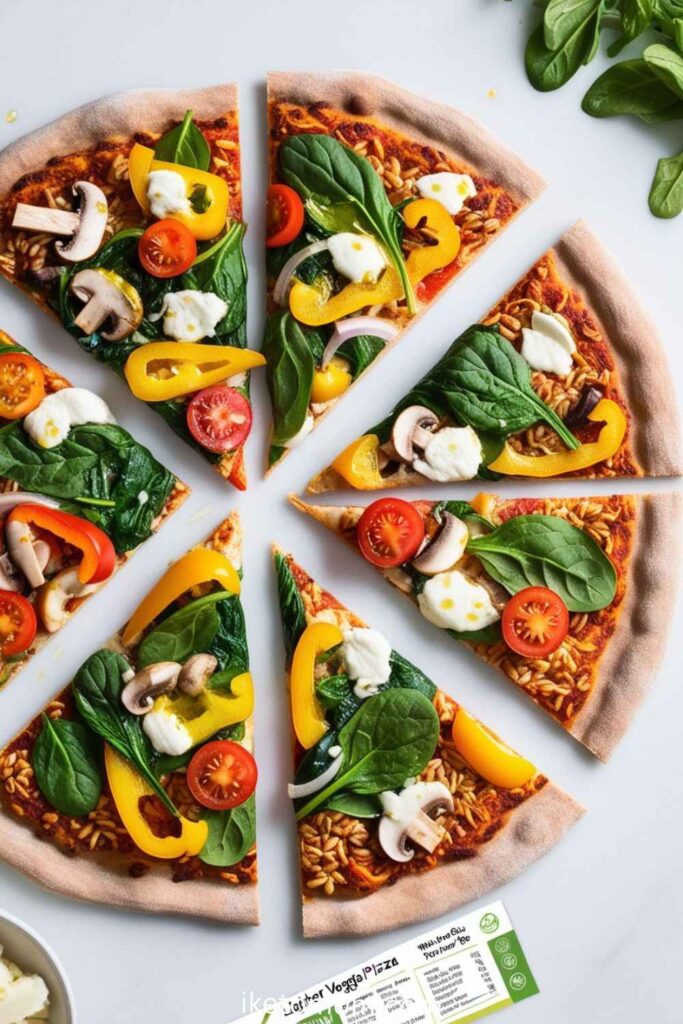  Healthy Fast Food Options Ideas Thin-Crust Veggie Pizza