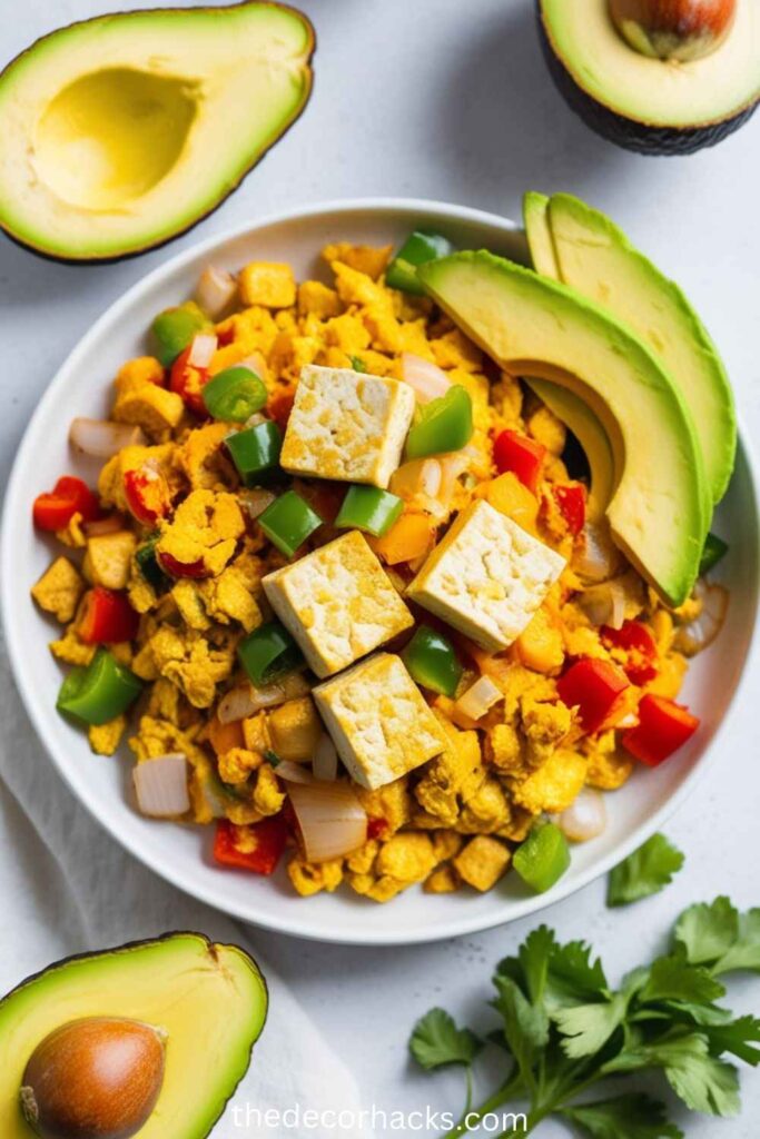 Tofu Scramble with Avocado