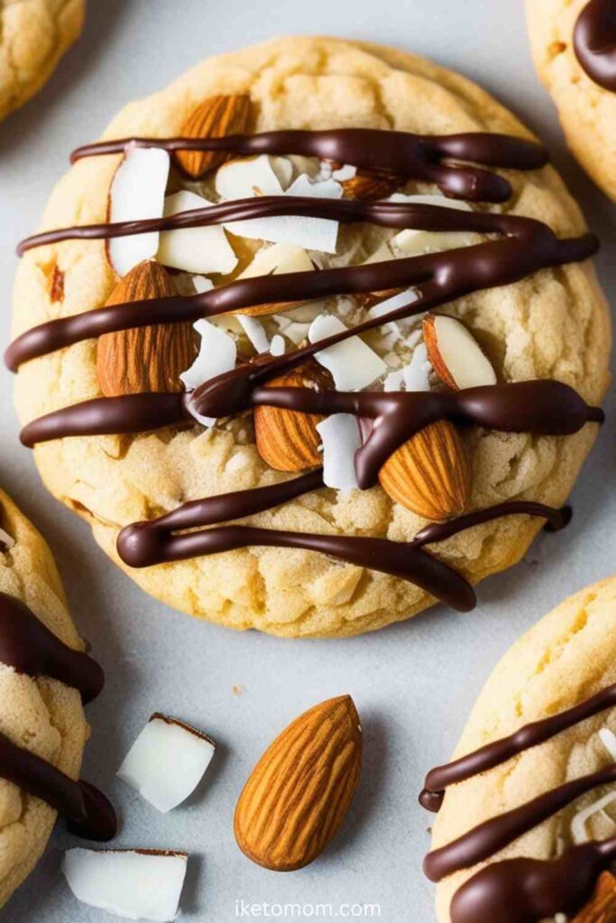 Vegan Almond Joy Cookies