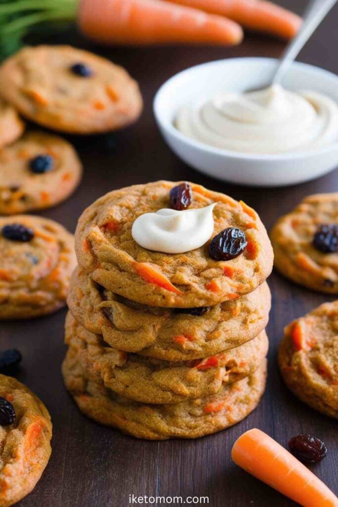 Vegan Carrot Cake Cookies