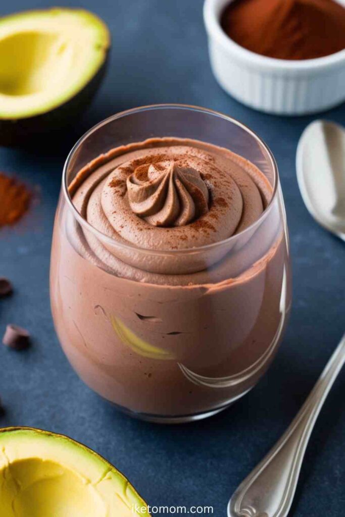 Vegan Chocolate Avocado Mousse