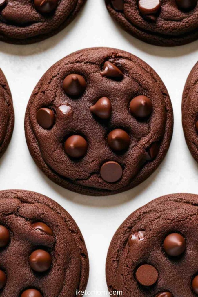 Vegan Double Chocolate Cookies