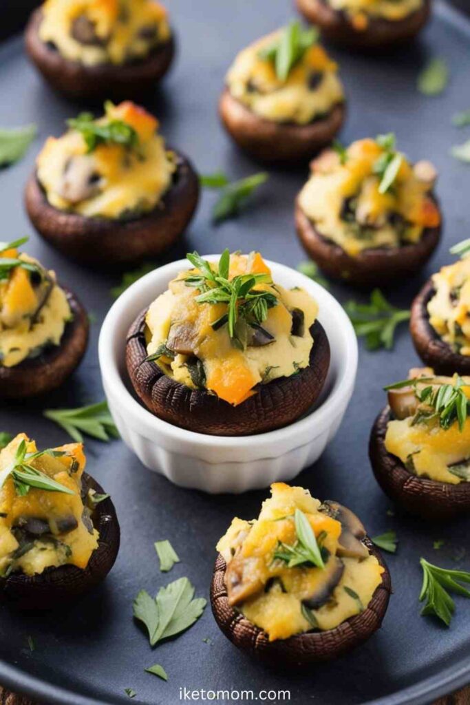 Vegan Thanksgiving Recipes Ideas Vegan Stuffed Mushrooms