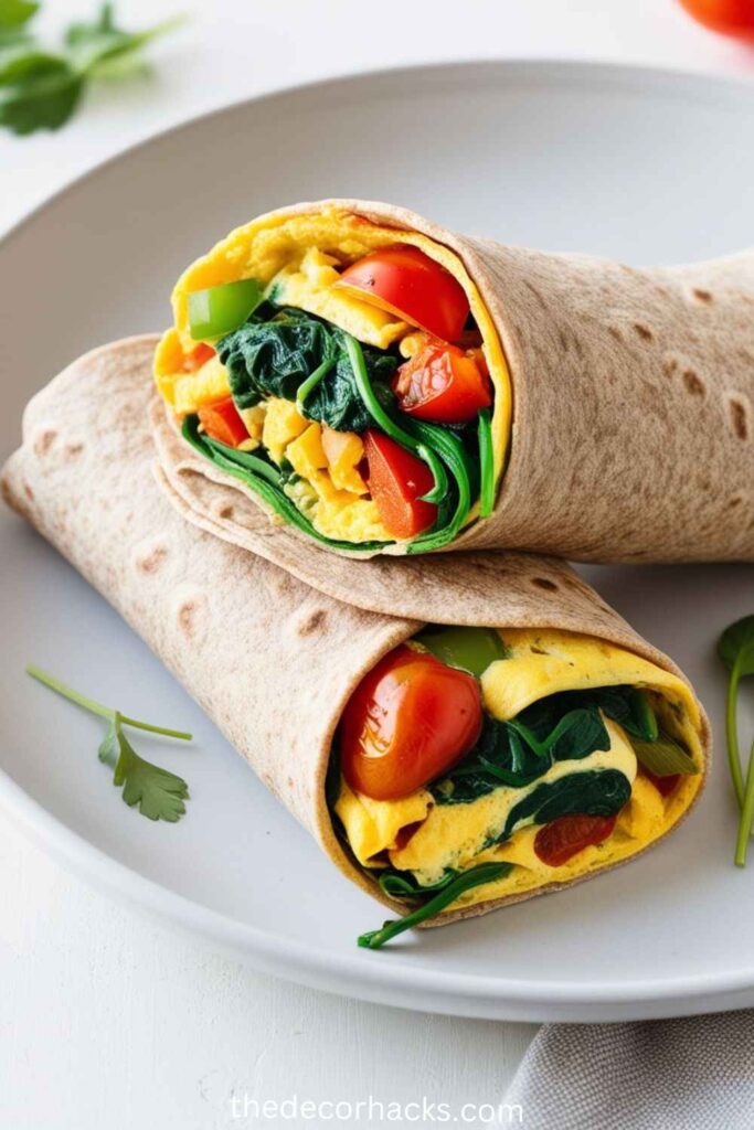 Veggie Omelette Wrap