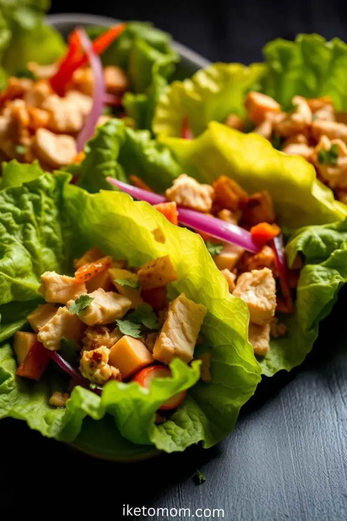 Healthy Food Recipes With Chicken Breast Chicken and Veggie Lettuce Wraps