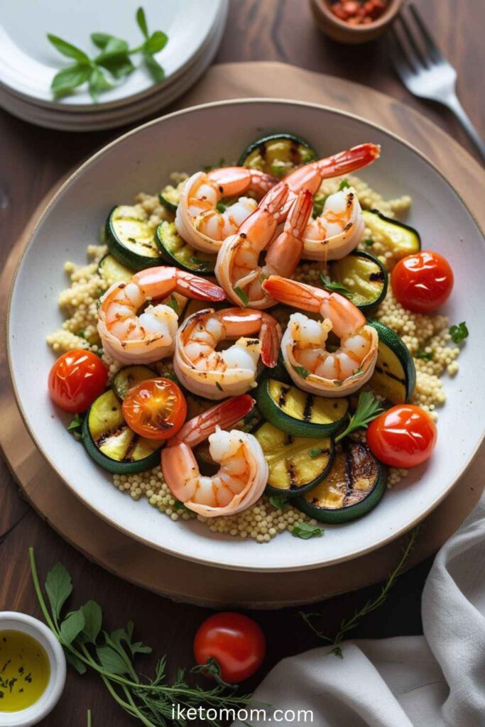 Grilled Shrimp with Couscous