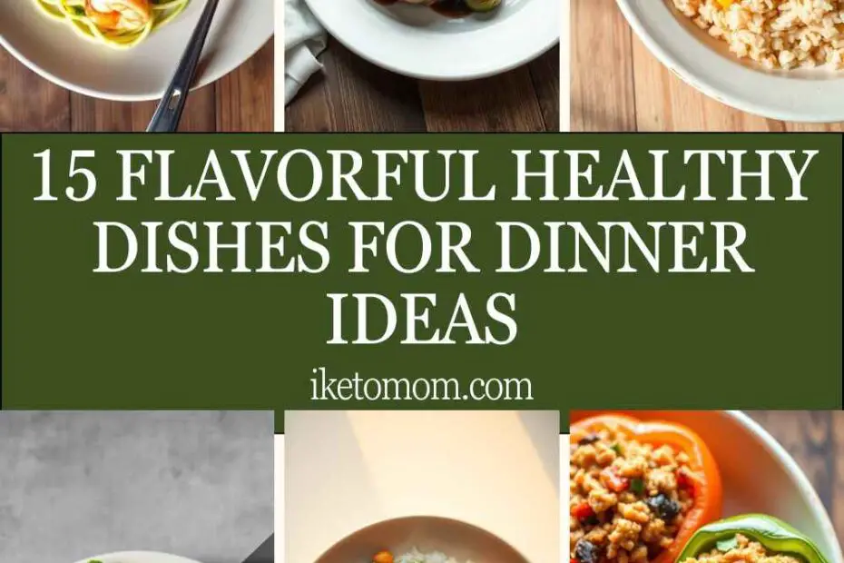 Healthy Dishes for Dinner Ideas