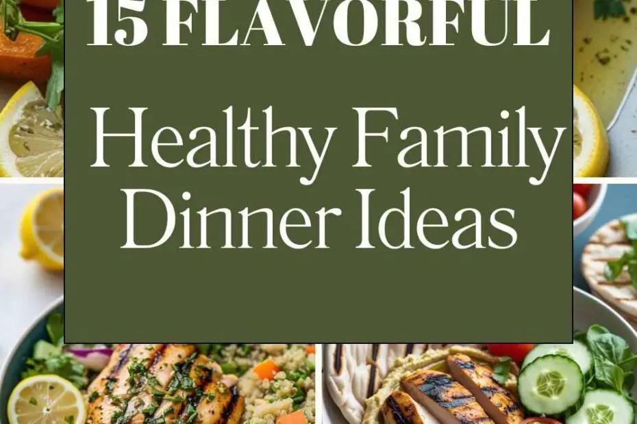 Healthy Family Dinner Ideas