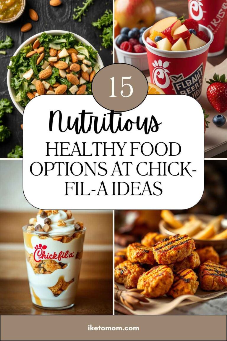 15 Nutritious & Healthy Food Options at Chick-fil-A Ideas - i Keto Mom ...