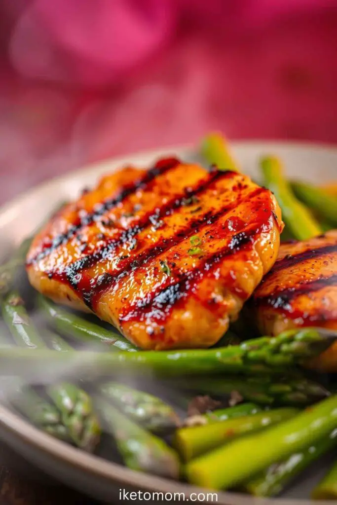 Lemon Herb Grilled Chicken with Asparagus