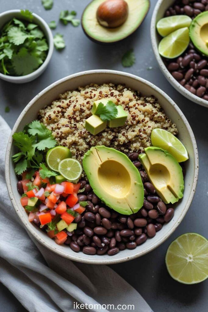 Quinoa and Black Bean Bowl (2)