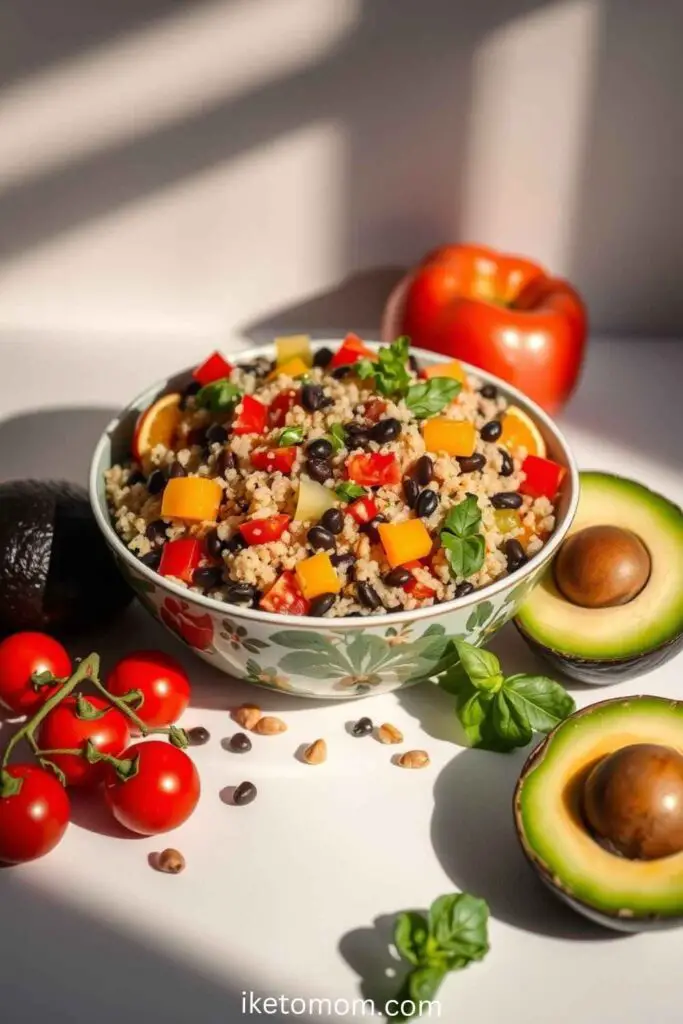 Quinoa and Black Bean Salad
