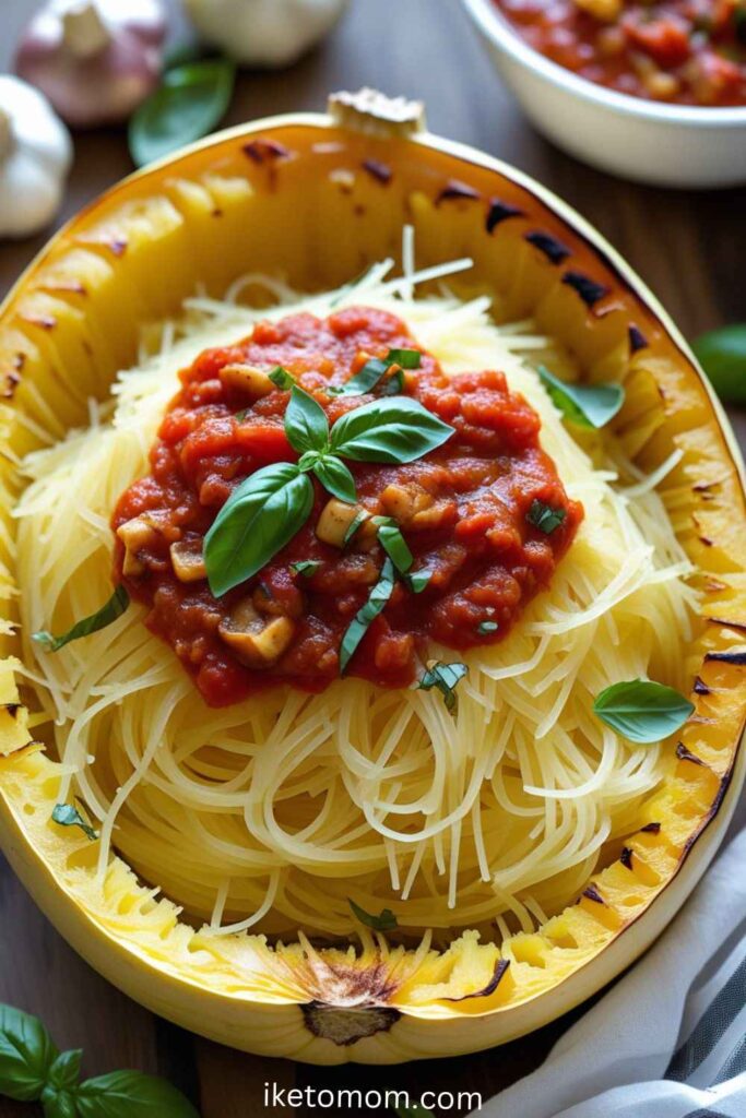 Spaghetti Squash with Marinara