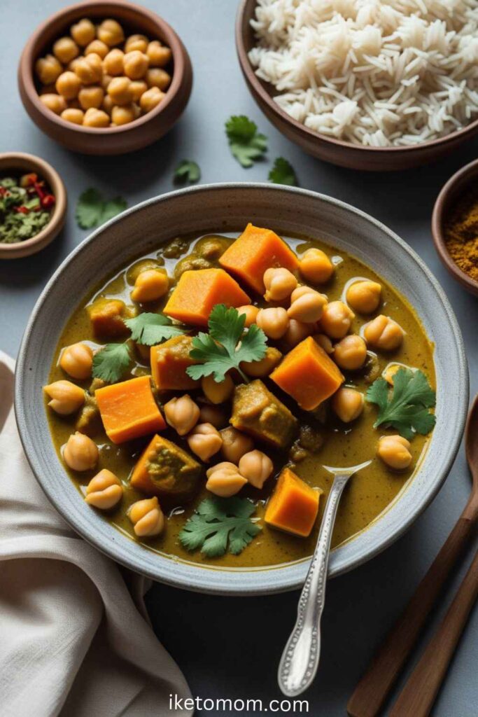 Sweet Potato and Chickpea Curry