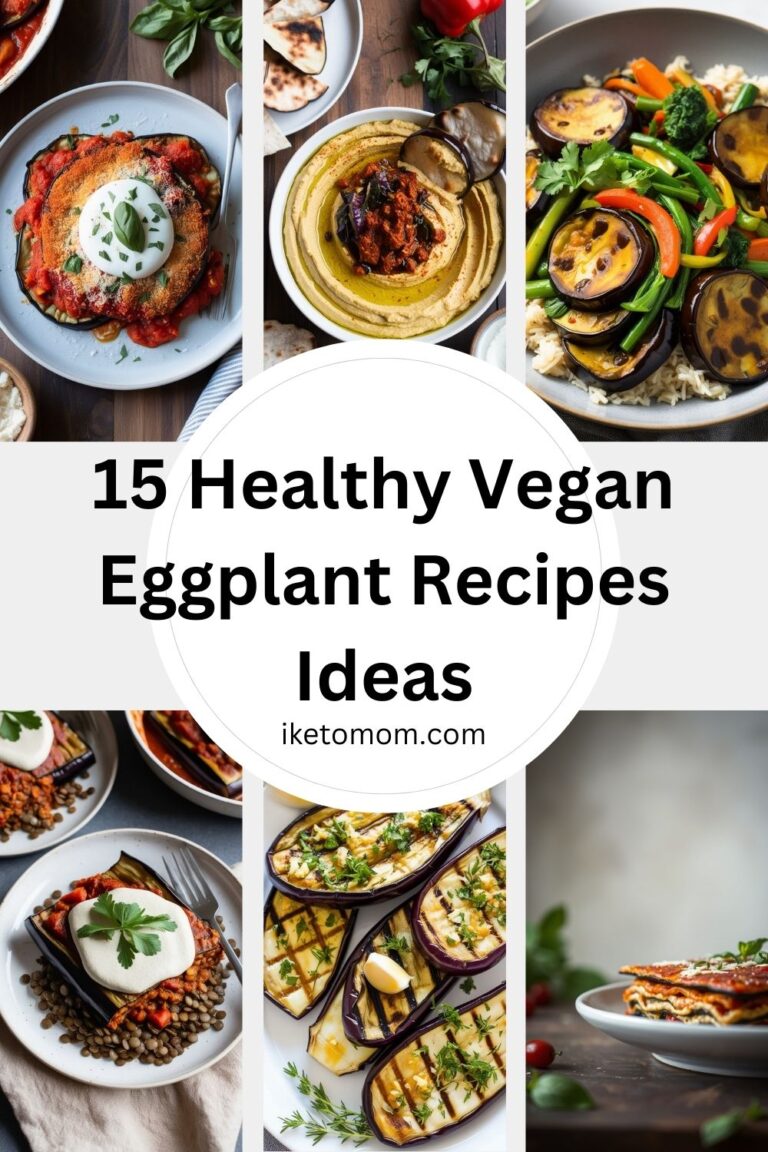 15 Healthy Vegan Eggplant Recipes Ideas - i Keto Mom [Best and Easy Low ...