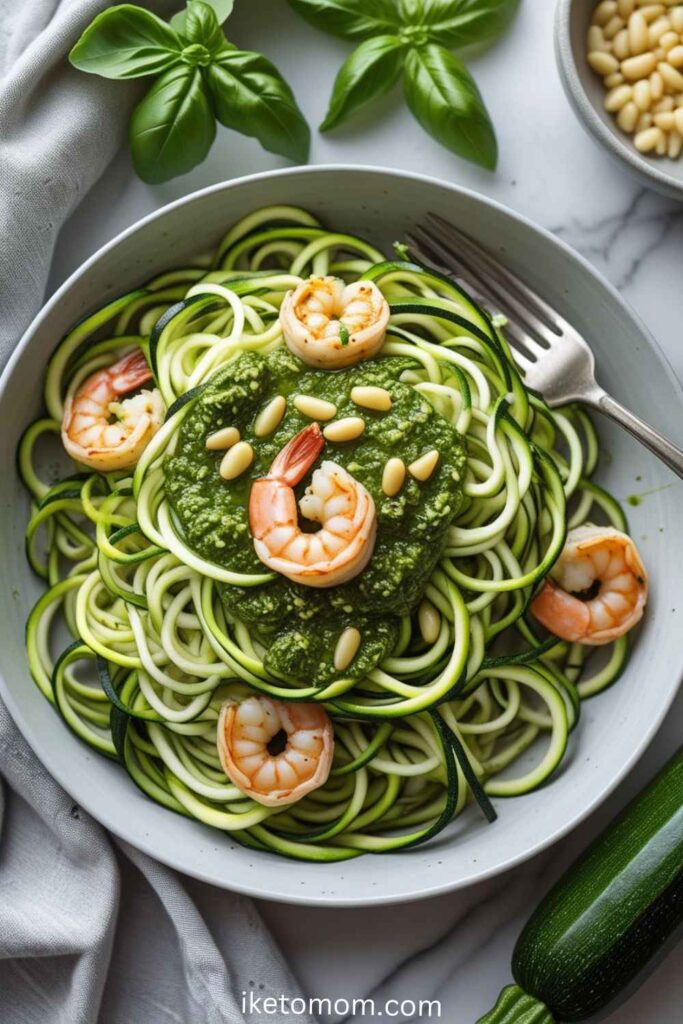 Zucchini Noodles with Pesto