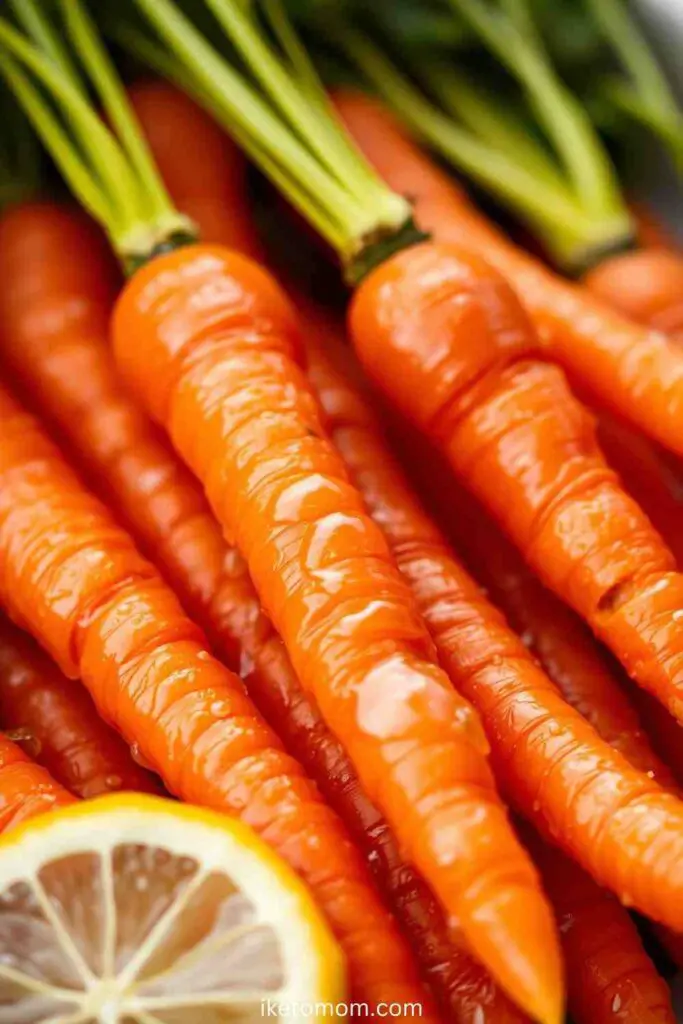 5 Baby Carrots with Lemon Juice