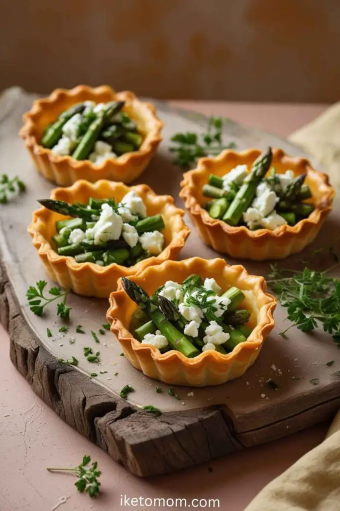 Asparagus & Goat Cheese Tartlets