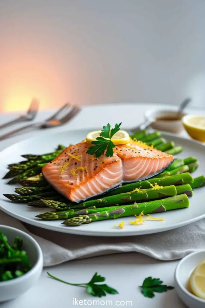 Baked Salmon and Asparagus