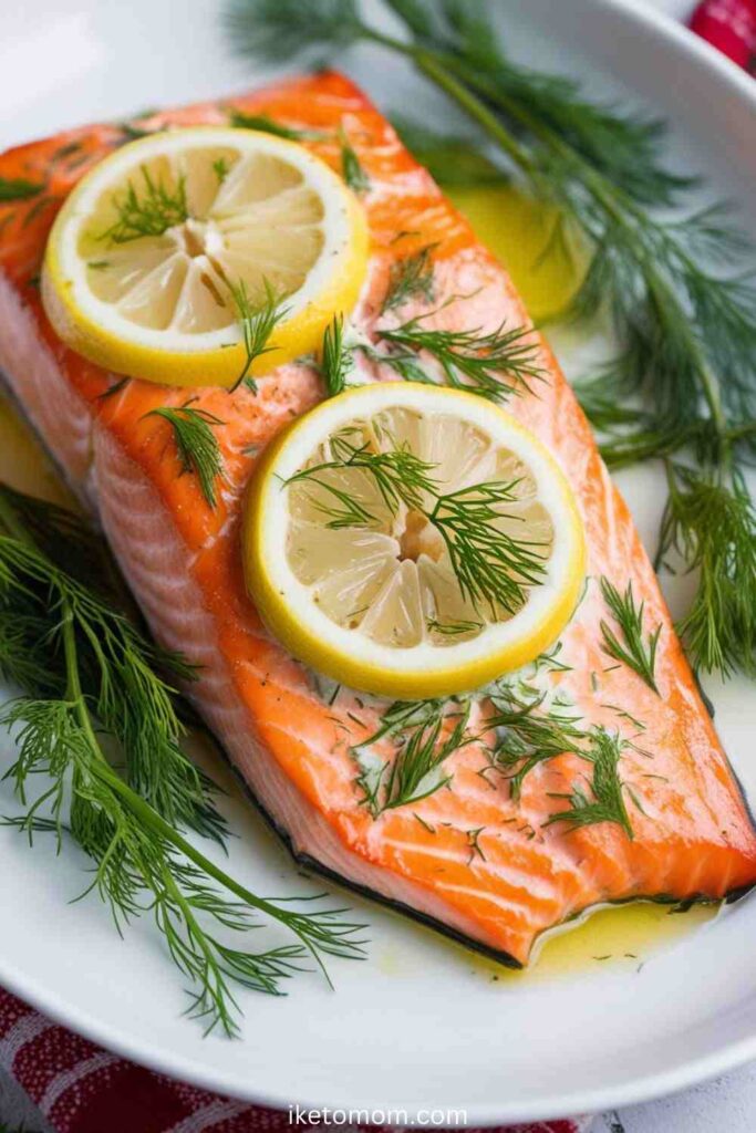 Seafood Recipes For Christmas Dinner Ideas Baked Salmon with Lemon and Dill