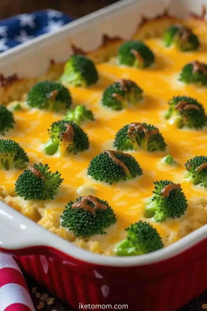 Broccoli & Cheddar Whole Grain Casserole
