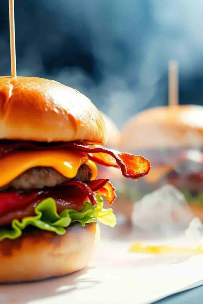 Bunless Bacon Cheeseburgers