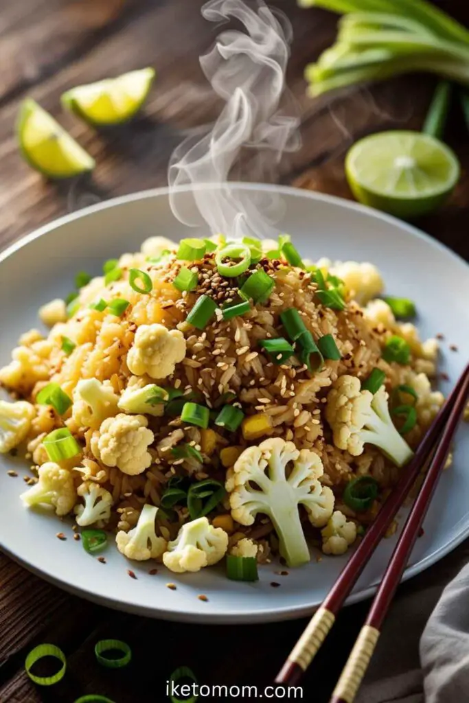 Food Under 300 Calories Diet Cauliflower Fried Rice