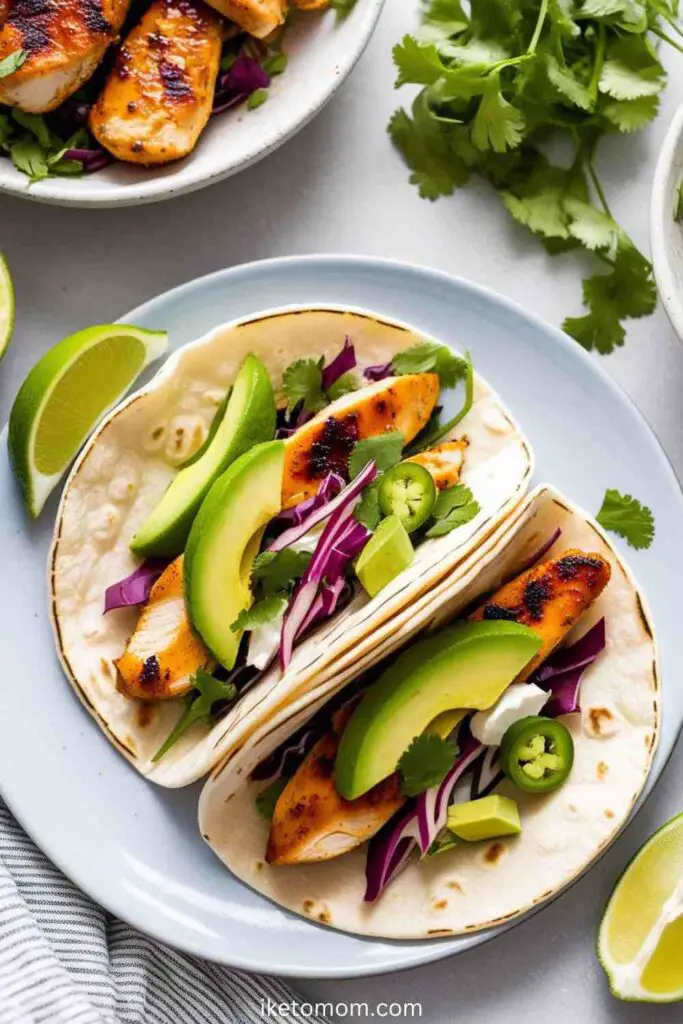 Mexican Food Under 500 Calories​​​​ Chicken Street Tacos