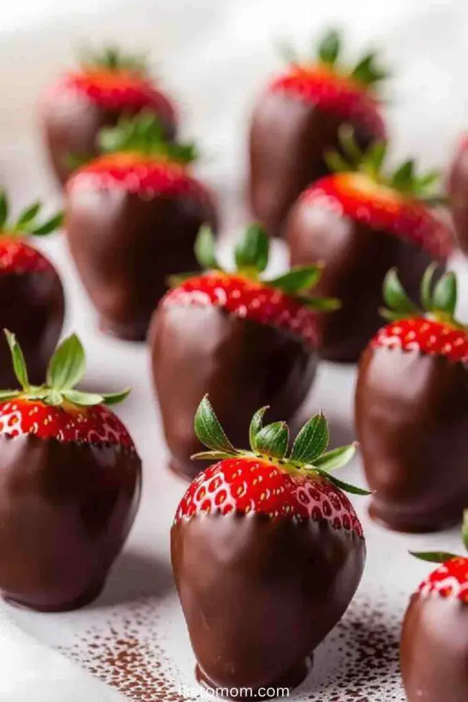 Dark Chocolate Dipped Strawberries