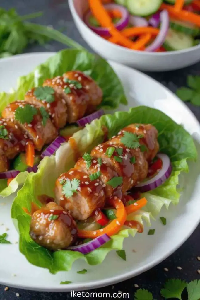 Grilled Chicken Lettuce Wraps