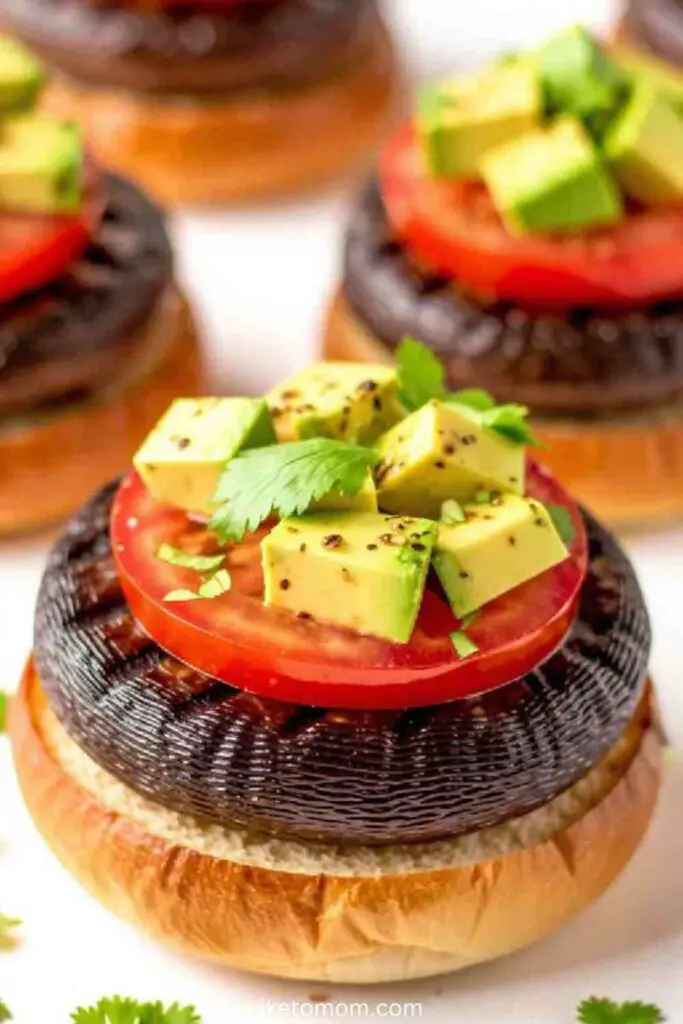 Grilled Portobello Mushroom Burgers