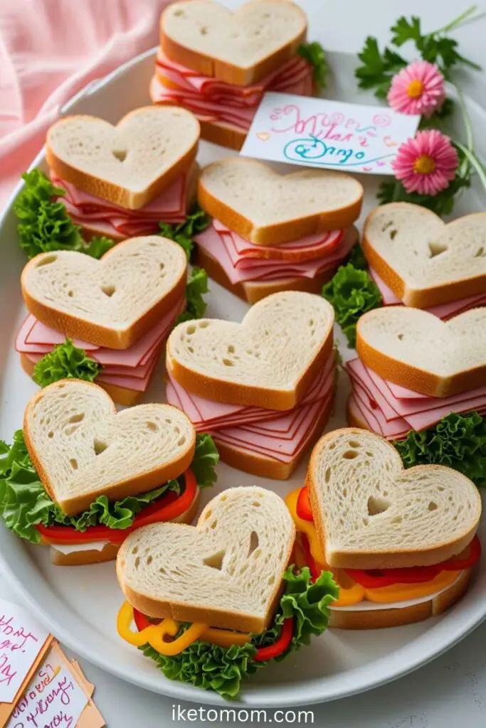Heart-Shaped Sandwiches