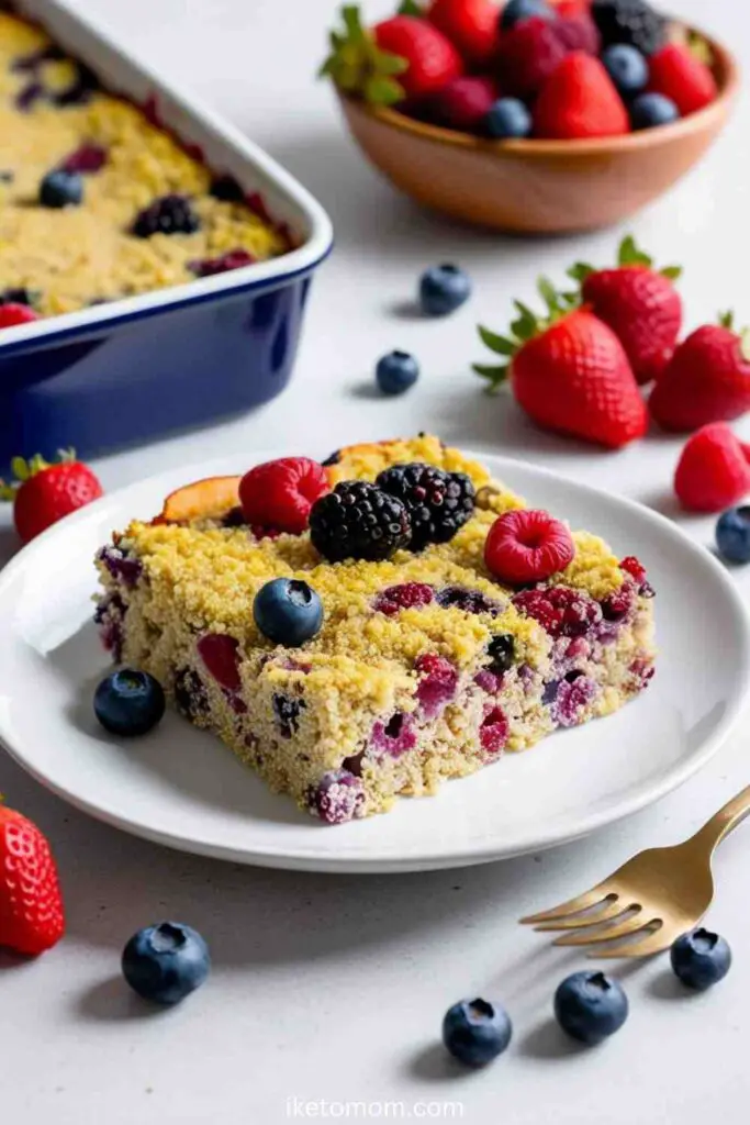Quinoa Breakfast Bake with Berries