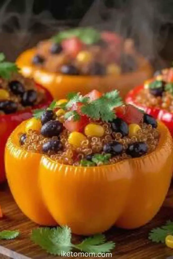Dinner Food Ideas Under 400 Calories Quinoa Stuffed Bell Peppers