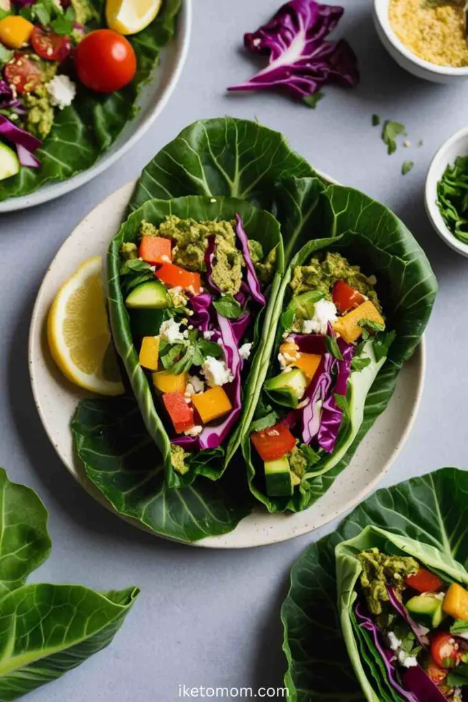 Rainbow Raw Vegan Wraps