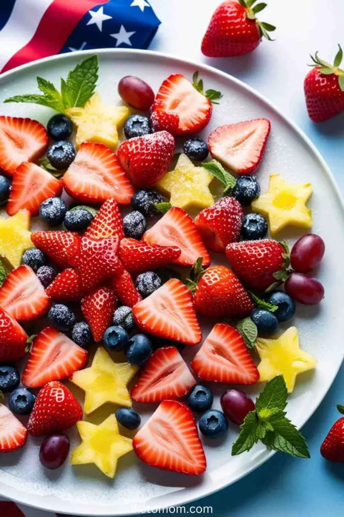 Red, White & Blue Fruit Salad