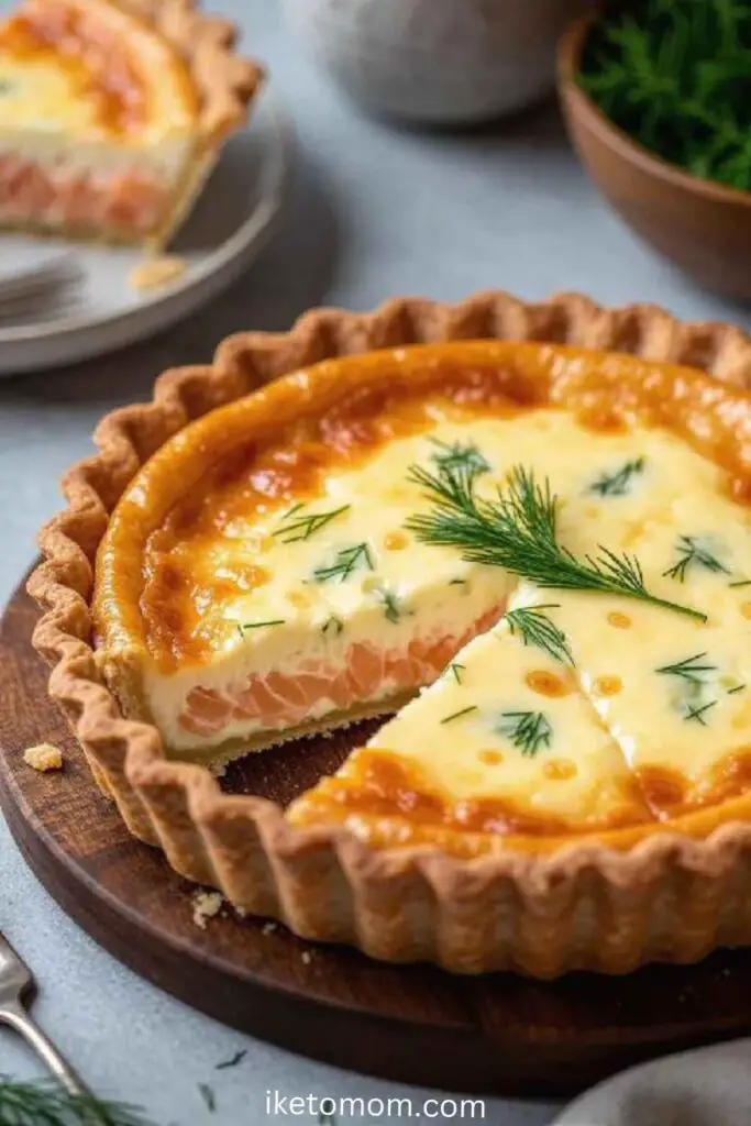 Smoked Salmon Quiche