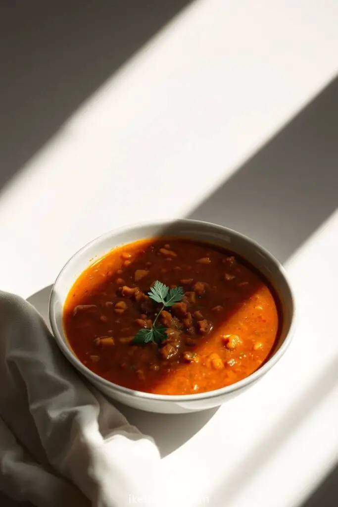 Spicy Moroccan Lentil Soup