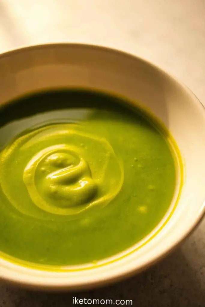 Spring Pea Soup with Mint