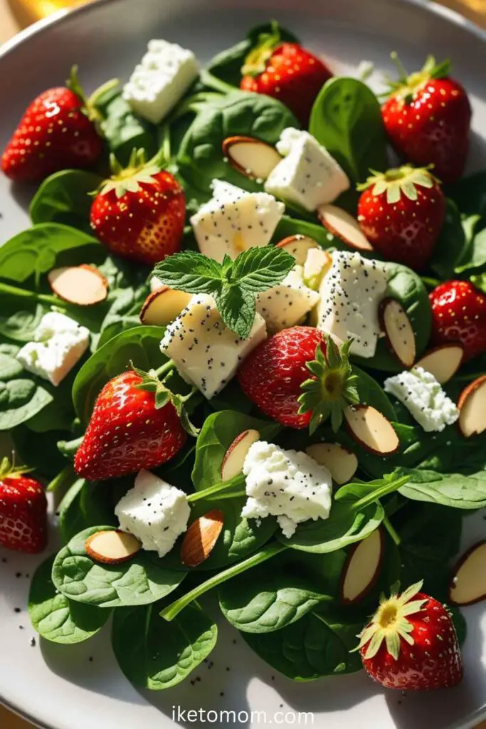 Strawberry Spinach Salad with Poppy Seed Dressing