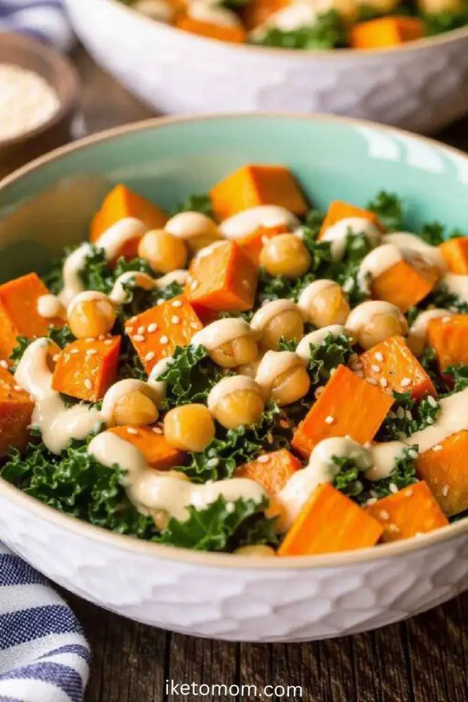 Sweet Potato & Kale Buddha Bowl