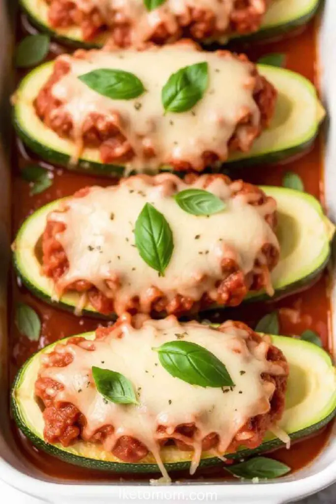 Turkey Zucchini Boats