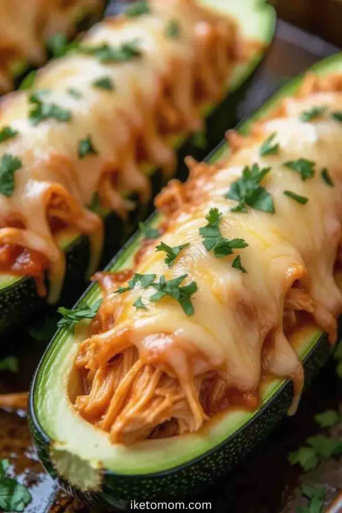 Zucchini Enchilada Boats