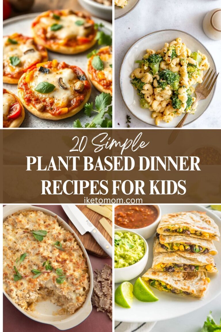 Simple Plant Based Dinner Recipes For Kids - i Keto Mom [Best and Easy ...